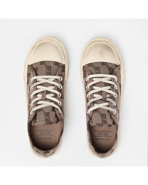 Balenciaga Brown Paris Low Trainers