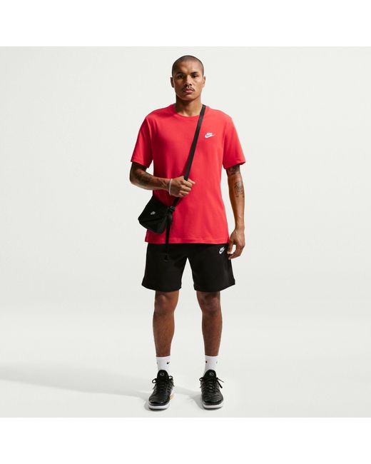 Nike Red Club T-Shirt for men