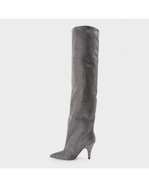 Steve Madden Gray Mazer R Knee High Boots