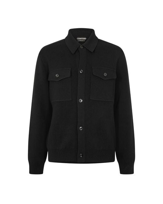 Tom Ford Black Tf Overshirt for men