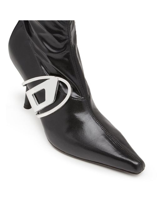DIESEL Black Over The Knee Boots