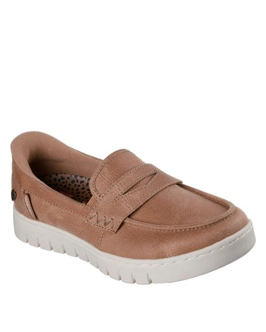 Skechers Brown Slip On Trainers