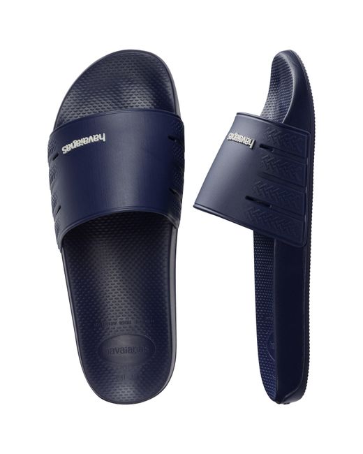 Havaianas Blue Slide Zero Pool Sliders for men