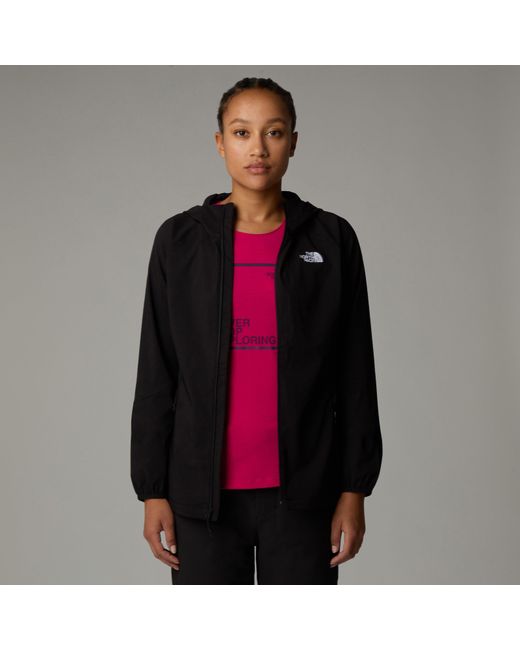The North Face Black Nimble Lightweight Weather-Resistant Softshell Jacket