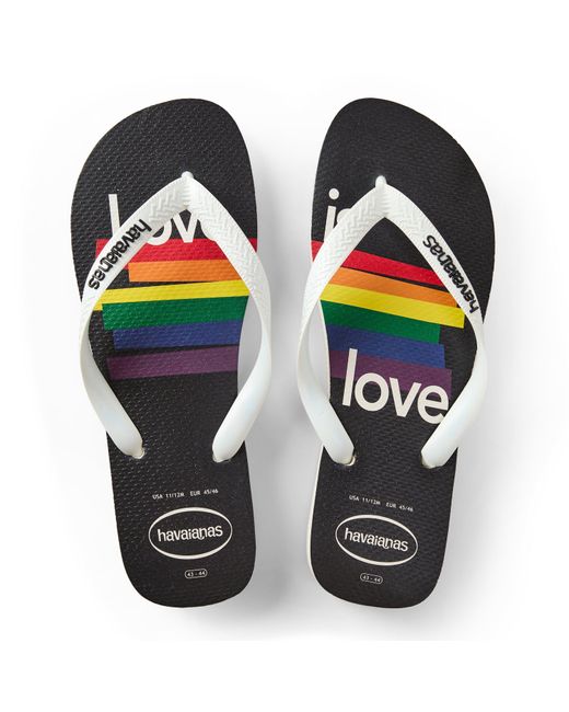 Havaianas White Flip Flops for men