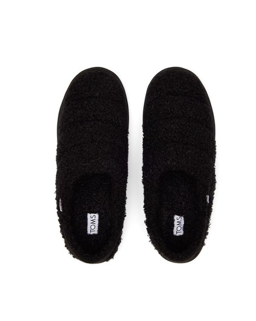 TOMS Black Ezra Slippers