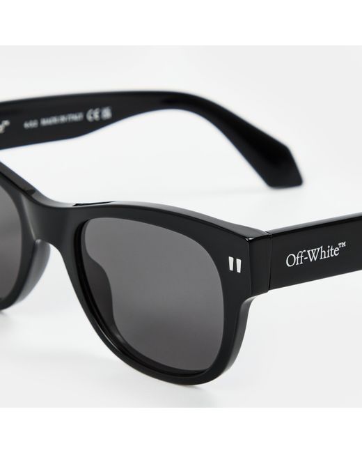 Off-White c/o Virgil Abloh Gray Square Sunglasses