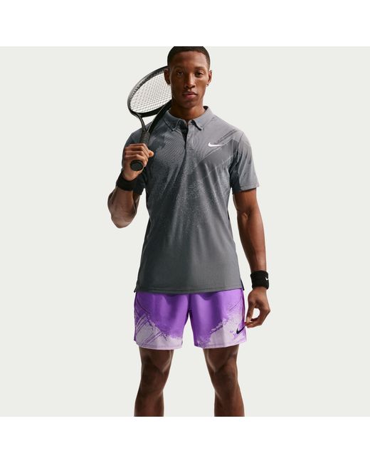 Nike Purple Performance Tennis Shorts for men
