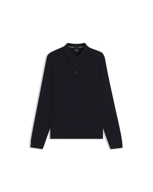 Boss Black Lancione Long-Sleeve Polo for men