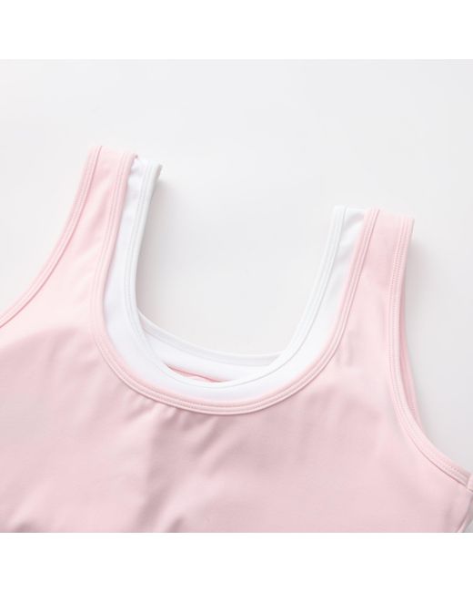 Usa Pro Pink Mock Layer Bra