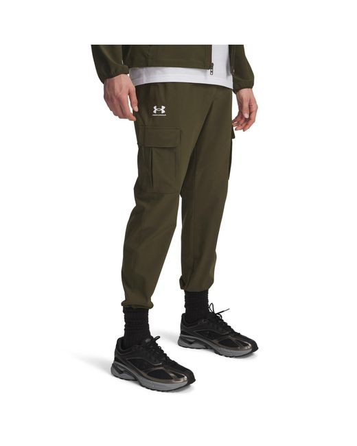 Under Armour Green Vibe Closed Hem Fleece Joggers for men