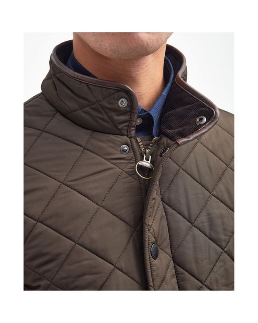Barbour Brown Powell Jacket for men