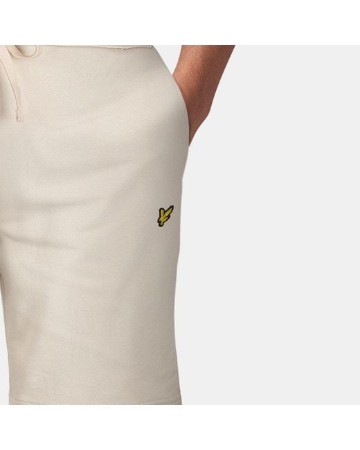 Lyle & Scott Natural Fleece Shorts for men