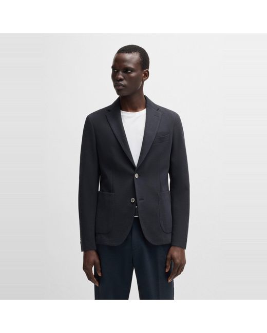 Boss Blue C-Hanry-J-252 Suit Jacket for men