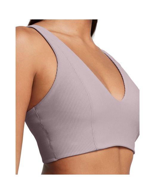 Under Armour Gray Rib Low Impact Sports Bra