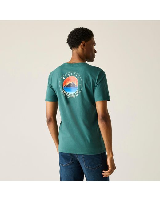 Regatta Green Cline Ix Breathable T-Shirt for men