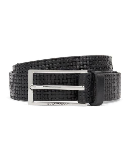 Boss Black Carmello Leather Belt for men