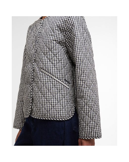 Barbour Gray Quilted Jacket