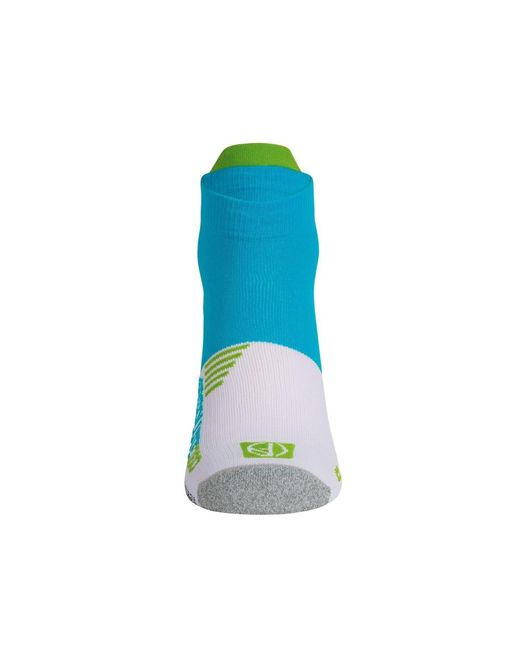 Absolute 360 Blue Performance Running Socks: Ankle: Tu
