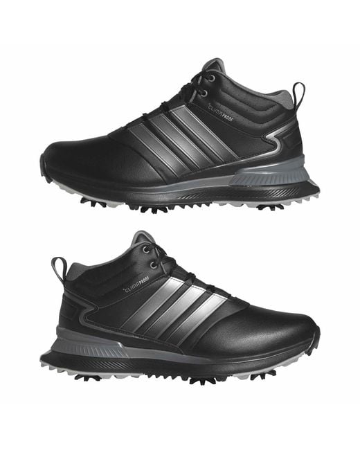 Adidas Brown Spiked Golf Shoes for men
