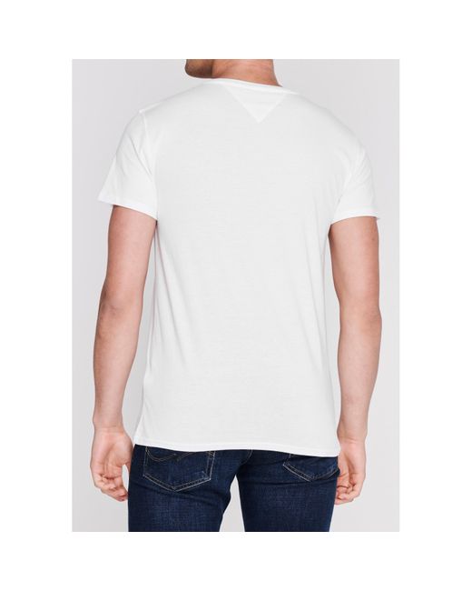 Tommy Hilfiger White Original Crew Neck Tee for men