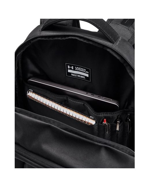 Under Armour Black Ua Hustle 6.0 Backpack
