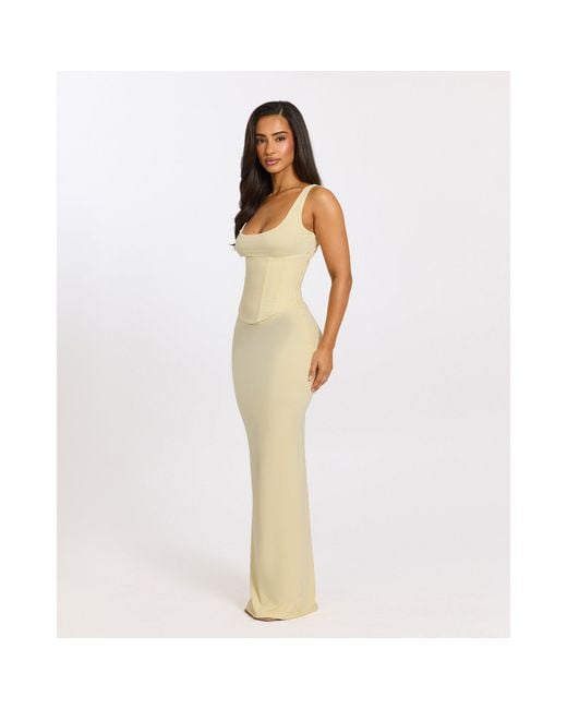 Mars the Label White Sandra Scoop Maxi Dress