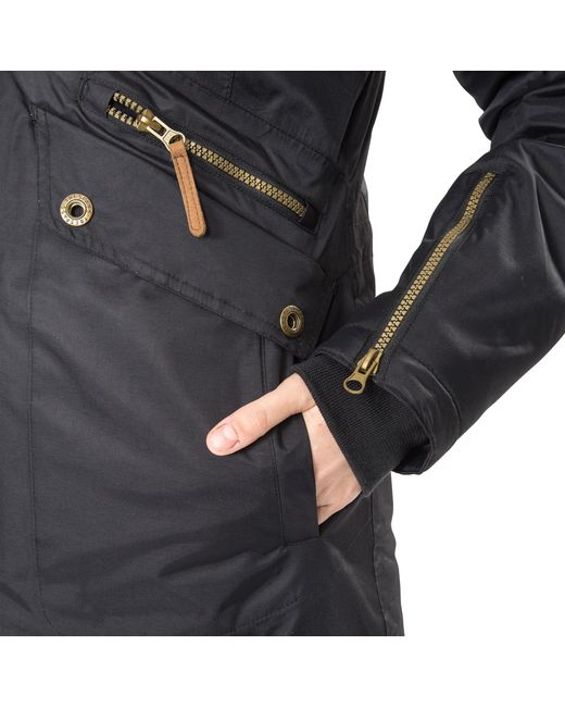 Trespass Black Eternally Waterproof Breathable Jacket