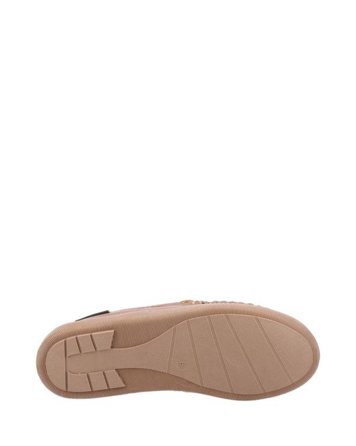 Hush Puppies Brown Ace Leather Slipper for men