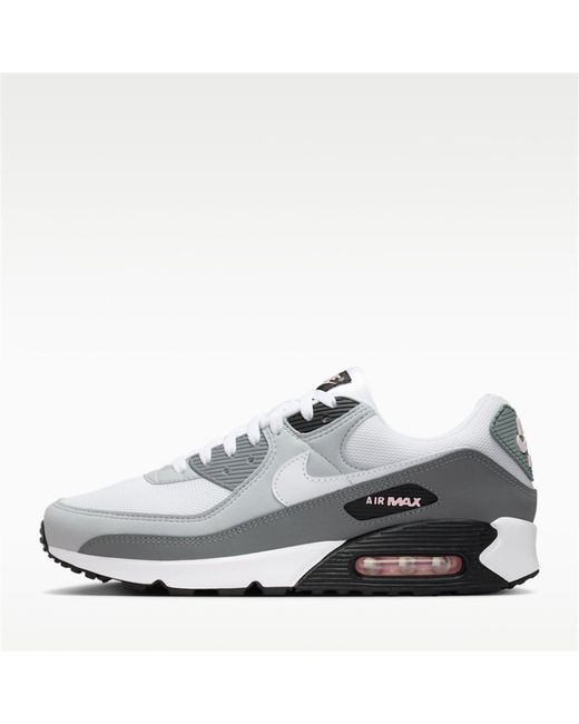 Nike Gray Air Max 90 Shoes for men