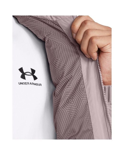 Under Armour Purple Lightweight Down Water-Resistant Puffer Jacket for men