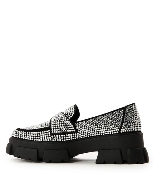 Steve Madden Black Trifecta R Heeled Mules