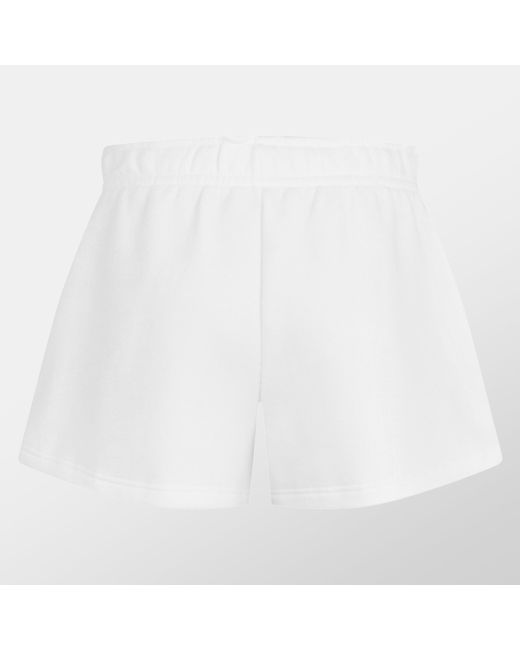 Lacoste White Fleece Shorts