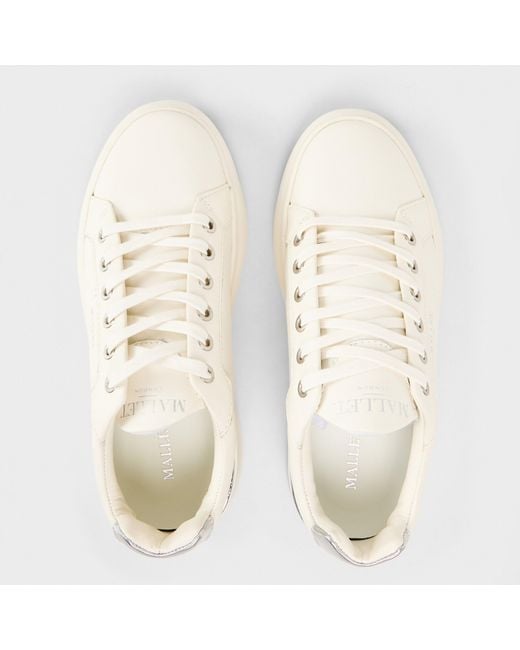 Mallet White Grftr Lite Low-Top Trainers