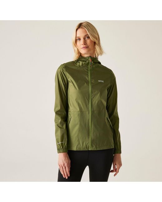Regatta Green Pack It Iii Waterproof Jacket