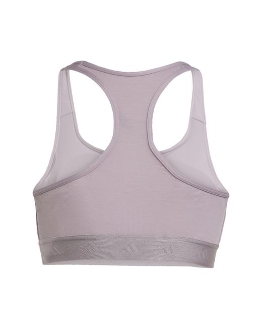Adidas Purple Medium Impact Sports Bra