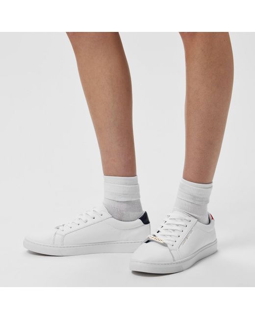Tommy Hilfiger White Essential Trainers
