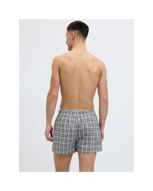 Jack & Jones Black 3-Pack Milano Woven Boxers for men