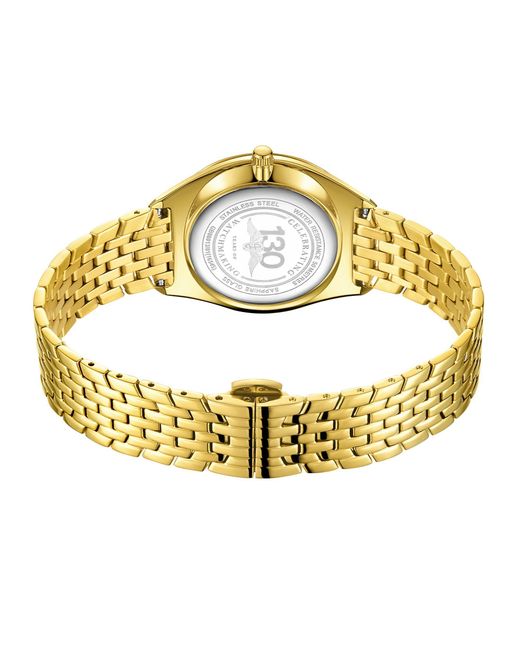 Rotary Metallic Ultra Slim Ss Bracelet Watch for men