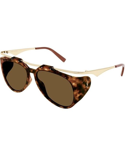 Saint Laurent Brown Amelia M137 Sunglasses