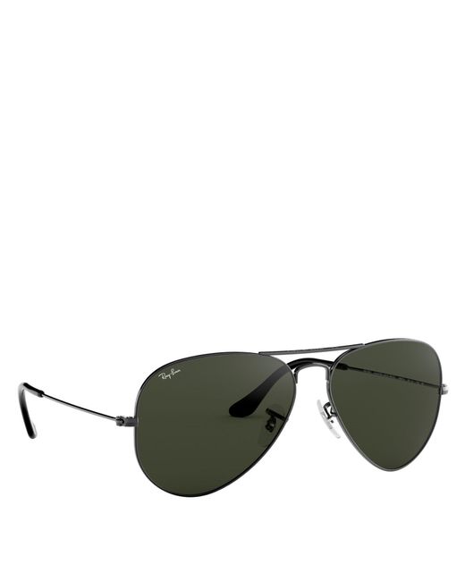 Ray-Ban Green Large Aviator Sunglasses