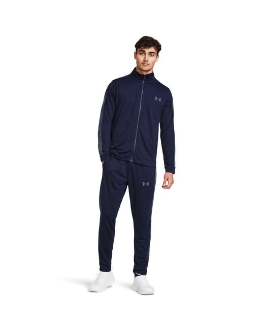 Under Armour Blue Ua Rival Knit Tracksuit for men