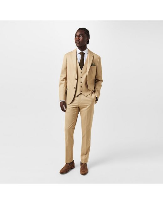 Twisted Tailor Natural Ellroy Slim Fit Jacket for men