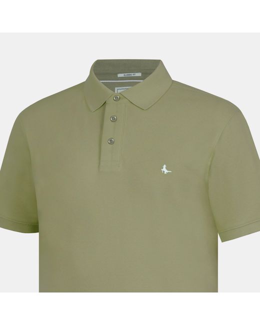 Jack Wills Green Aldgrove Classic Polo for men