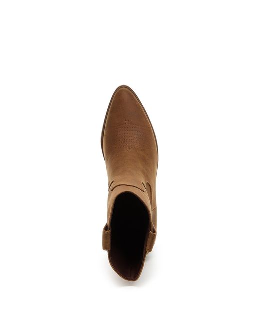 Rocket Dog Brown Feather Ankle Boots