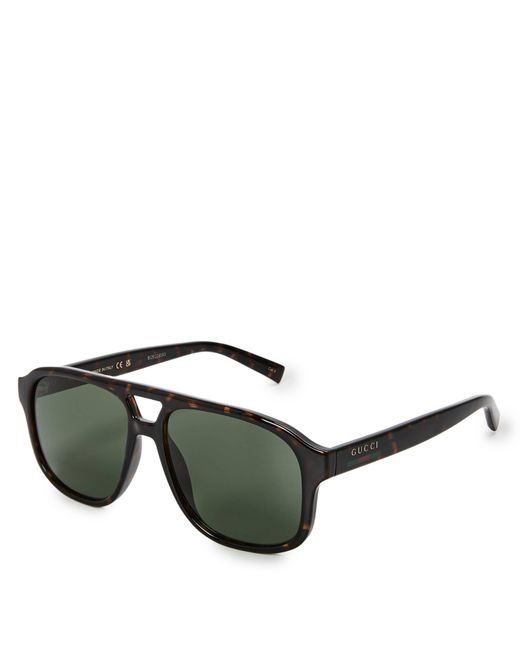 Gucci Green Gg1856S Aviator Sunglasses for men