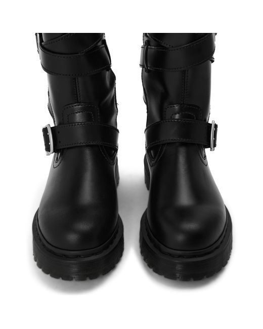 Dr. Martens Black Biker Boots