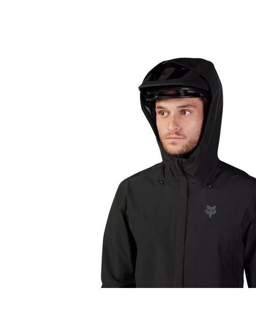 Fox Black Ranger Waterproof Performance Cycling Jacket for men