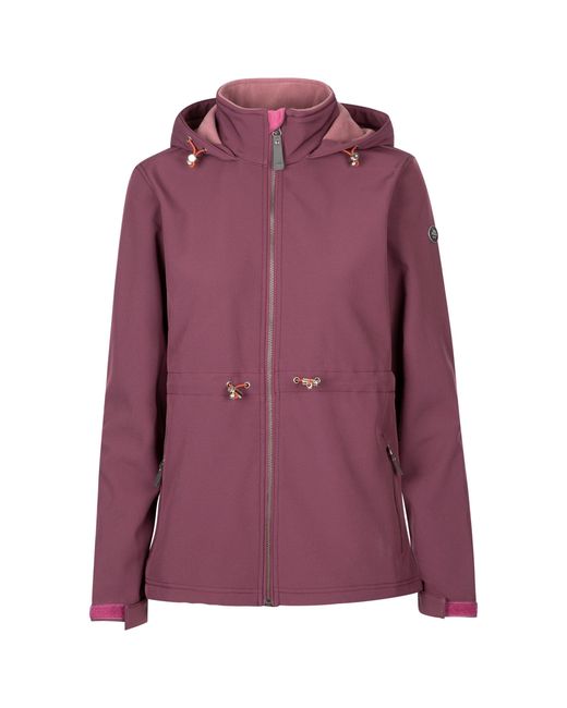 Trespass Purple Aileen Weather-Resistant Softshell Jacket