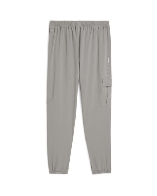 PUMA Gray Flex Open Hem Woven Joggers for men